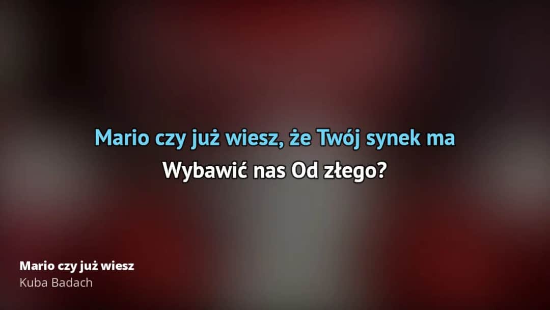 Tekst piosenki Mario, czy ty wiesz - pełne słowa i znaczenie utworu